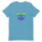 サムネイル： Metulhed Skull Rainbow Pride Short-Sleeve T-Shirt
