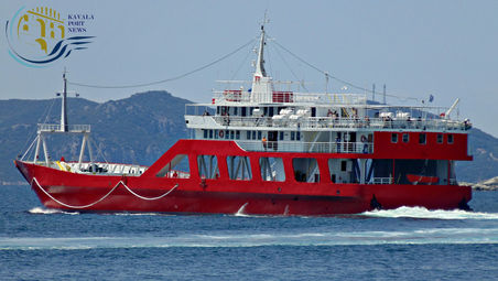 F/B ΠΑΝΑΓΙΑ ΘΑΣΟΥ : ΟΛΟΚΛΗΡΩΣΕ ΤΙΣ ΕΡΓΑΣΙΕΣ ΣΥΝΤΗΡΗΣΗΣ : ΚΑΤΕΠΛΕΥΣΕ ΣΤΗΝ ΘΑΣΟ .