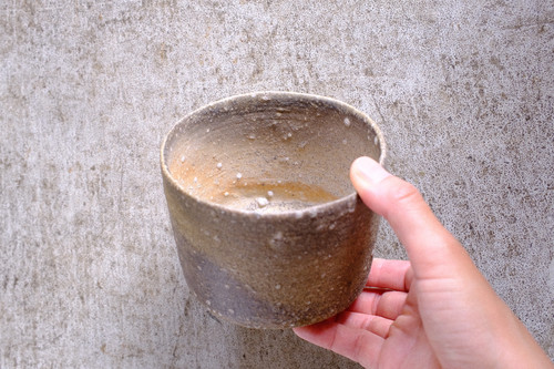 自然釉信楽茶碗 信楽 筒茶碗／谷穹 | Gallery Rin