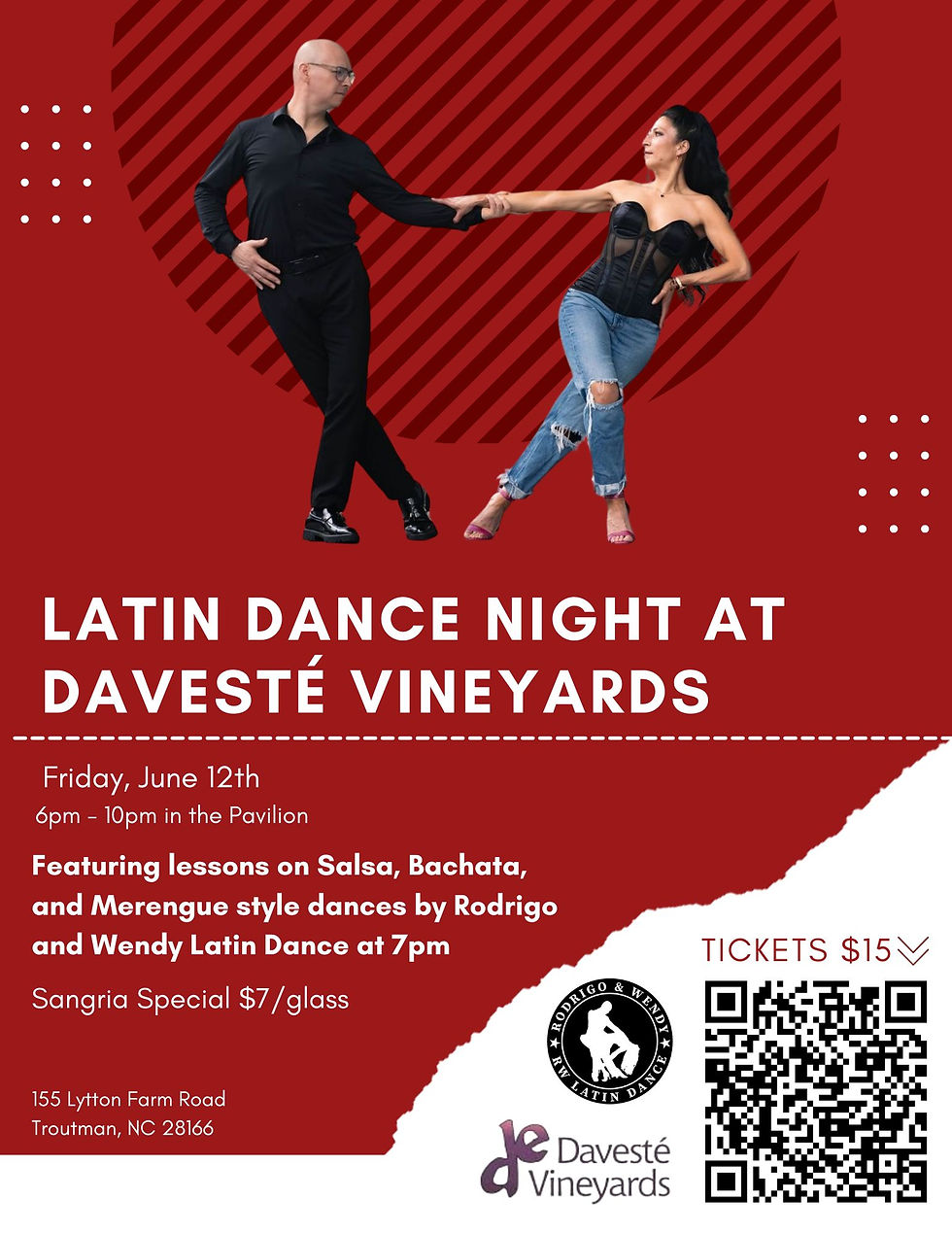 Latin Dance Night @ Davesté Vineyards