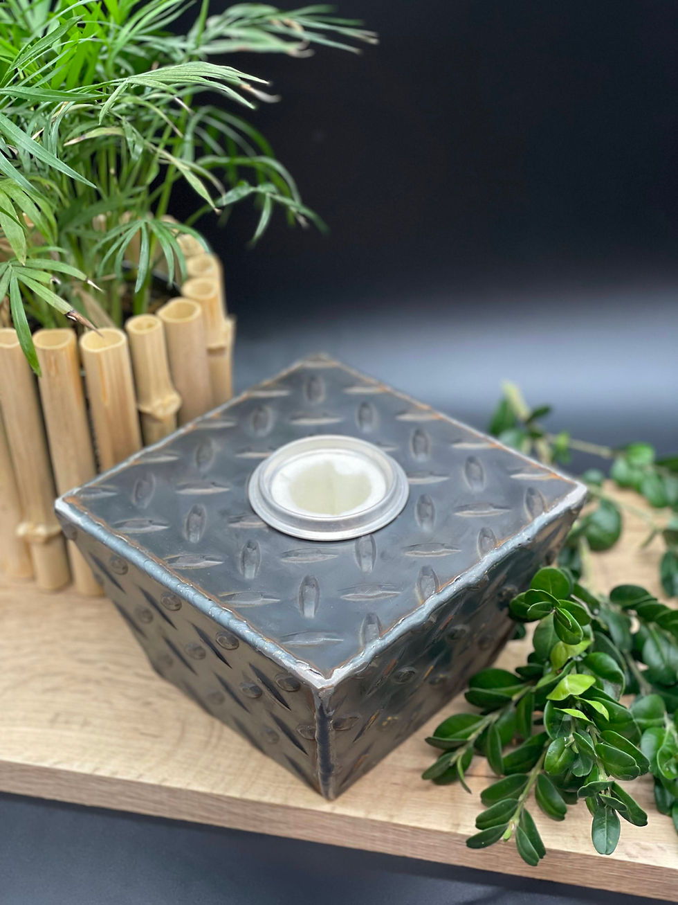 Thumbnail: Table Torch - Diamond Plate Steel