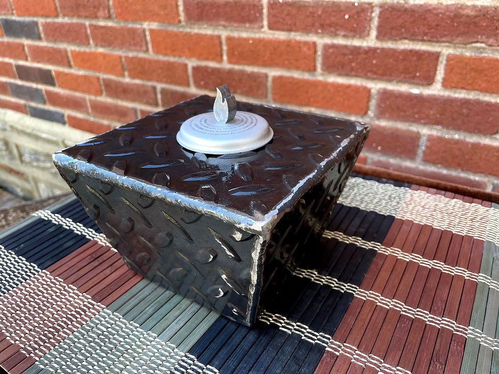 Thumbnail: Table Torch - Diamond Plate Steel