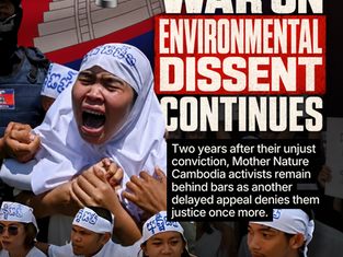 #FreeOurFriends! 🌱✊ Two years of injustice against environmental defenders in Cambodia.