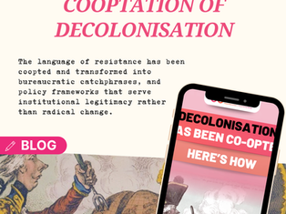 #IndigenousDay BLOG 🌿 "Decolonisation is not branding! The Institutional Cooptation of Decolonisation"