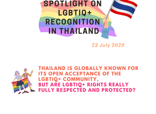 SPOTLIGHT on LGBTIQ+ Recognition in Thailand