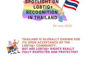 SPOTLIGHT on LGBTIQ+ Recognition in Thailand