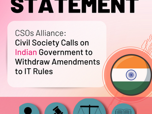 #StopDigitalDictatorship: Calls on Indian Government to Withdraw Amendments to IT Rules