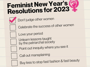 #Feminism: Feminist New Year's Resolutions for 2023