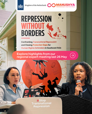 #StopTransnationalRepression โ Repression doesnโt stop at the border. Neither will our solidarity.
