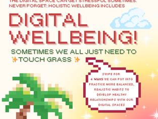 #DigitalWellbeing 👾Never forget: Holistic Wellbeing includes #DigitalWellbeing