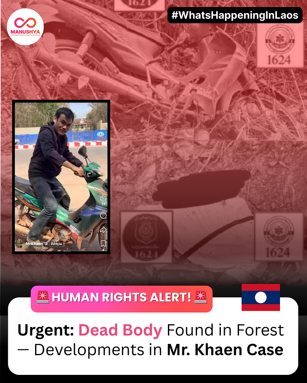 🚨 Urgent: Dead Body Found in Forest - Mr. Khaen Case ‼️