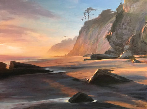 SOLD 1989. Thousand Steps, Sunset