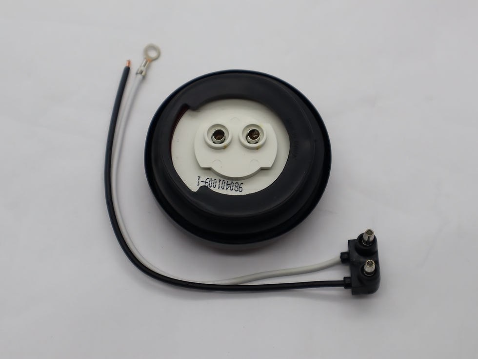 Miniature : 2" Round Clearance Marker Red lens with 8 LED