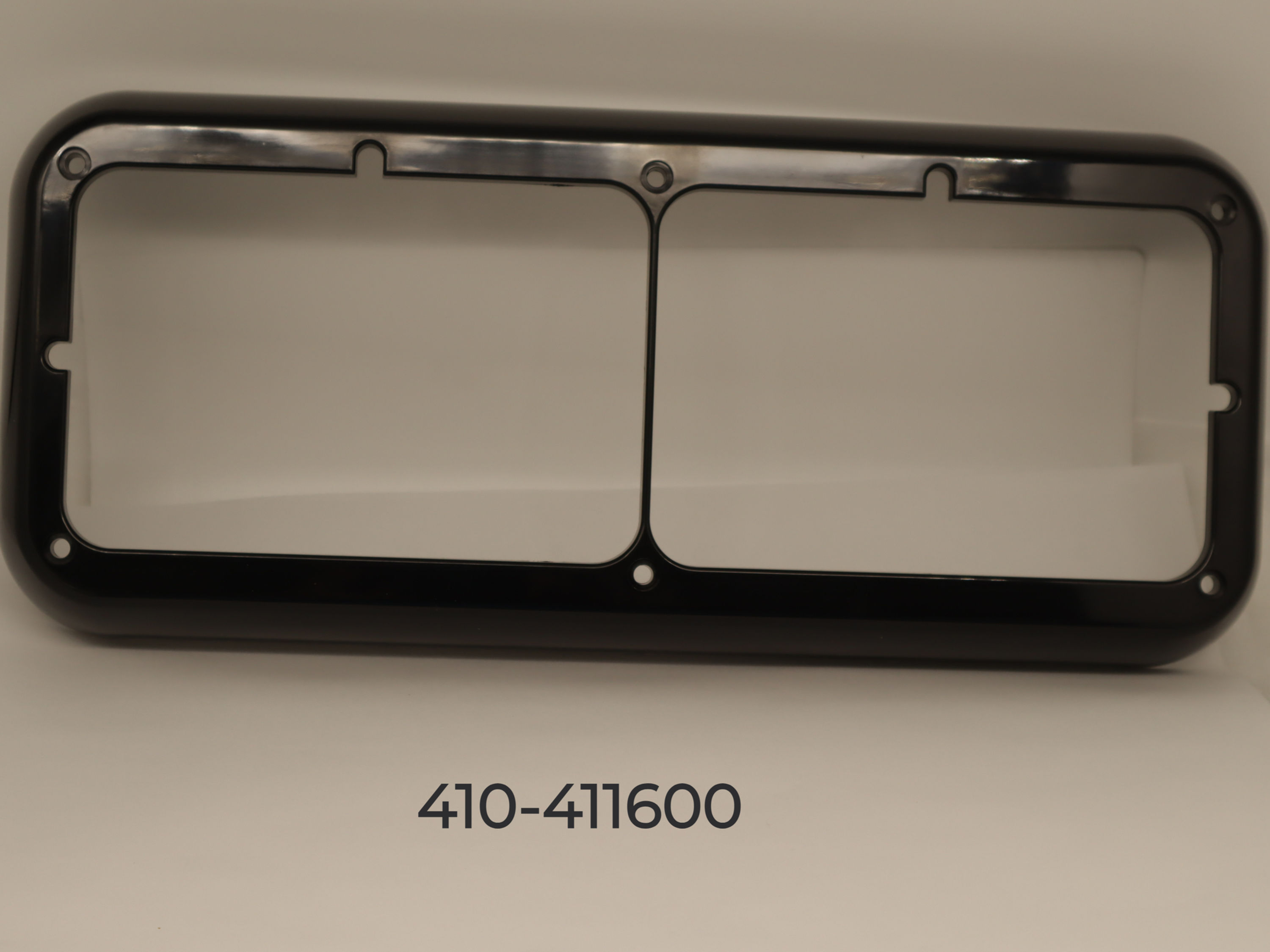 Black Bezel Rectangular Dual Small Fits any vehicles 4"X6" Headlamps