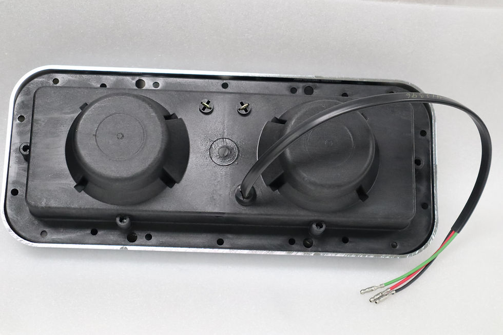 Miniatura: Dual 4 x 6" headlight assembly sealed beam bulb Passenger side