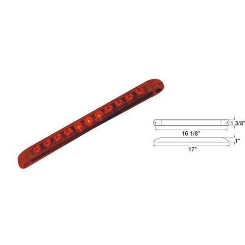 LED Identification/Turn Signal Light Bar RED SLC Lighting