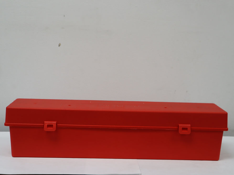 Thumbnail: Plastic Box only for Triangles or Box does not include Road Triangles or Flares