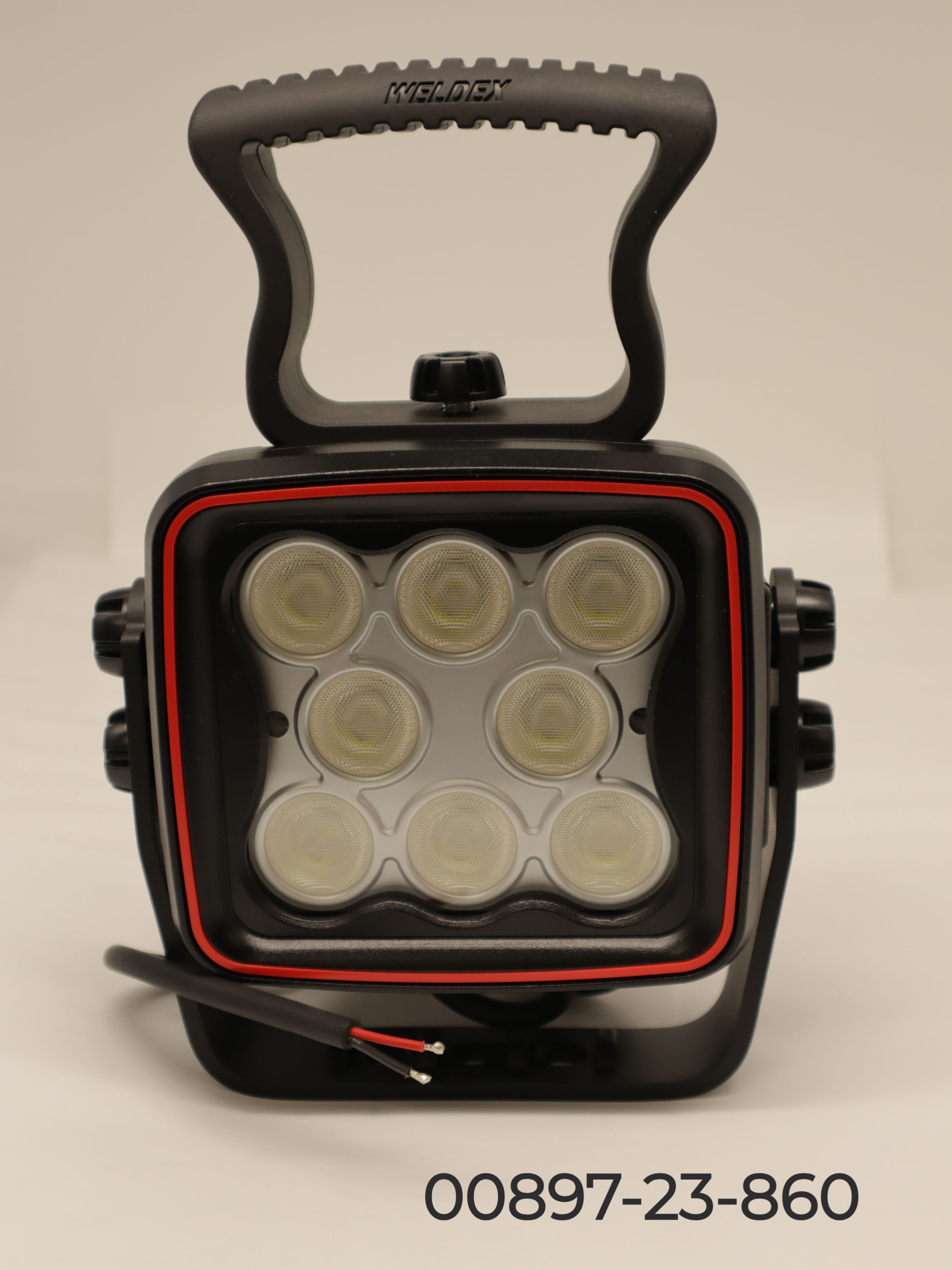 Square Built-in on/off switch LED Work Light, 5 1/4" Adjustable 60W, 5370 Lumens