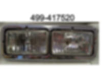DUAL 4X6 SIRIUS HEADLIGHT ASSEMBLY RIGHT SIDE-Twist Cup
