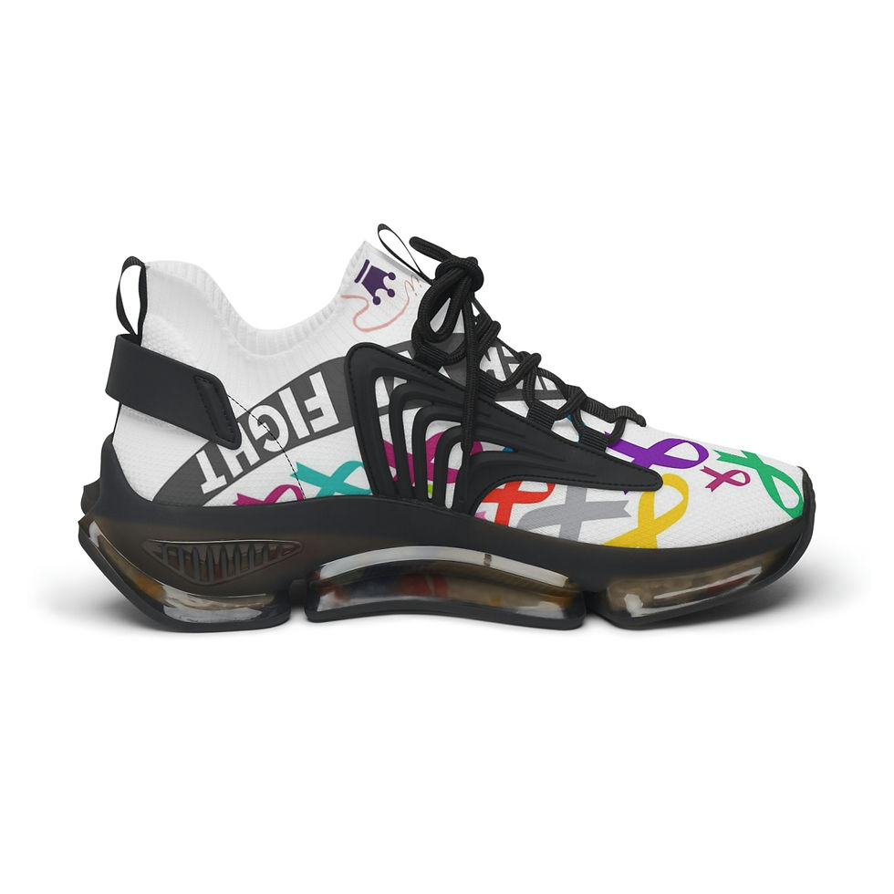 Thumbnail: All Cancer Awareness Women's Mesh Sneakers