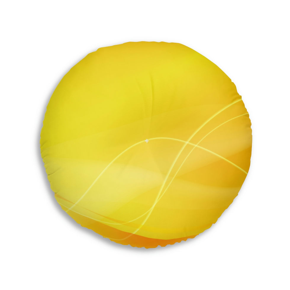 Thumbnail: Tufted Floor Meditation Pillow, Round