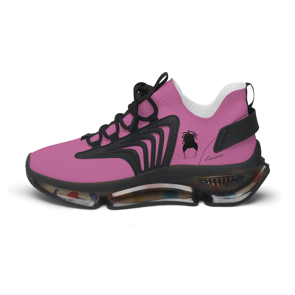 Thumbnail: Pink HHR Women's Mesh Sneakers