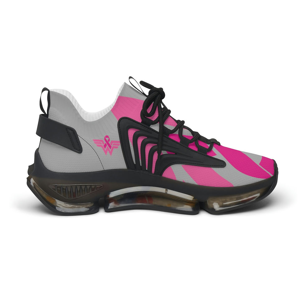 Thumbnail: Breast Cancer Awareness Women's Mesh Sneakers