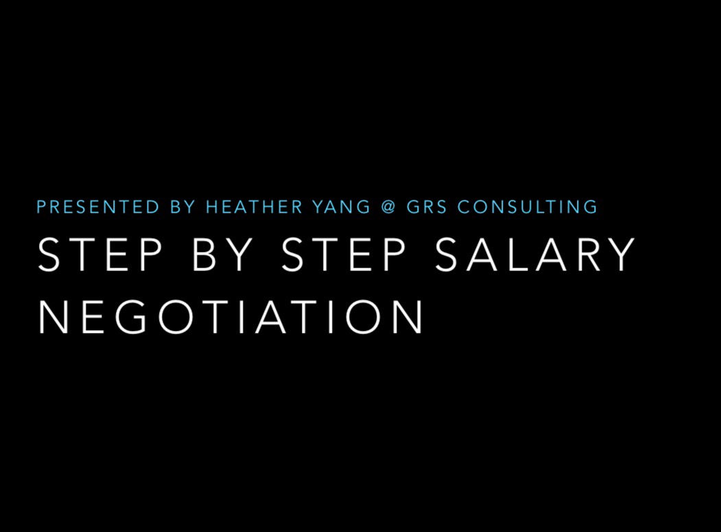 Step by Step Salary Negotiation