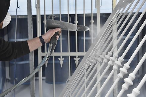 Powder Coating using Electrostatic Adhesion