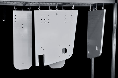 Steel Hanging After being Powder Coated