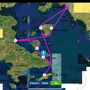 מפת מסלול רגוע במפרץ הסרוני