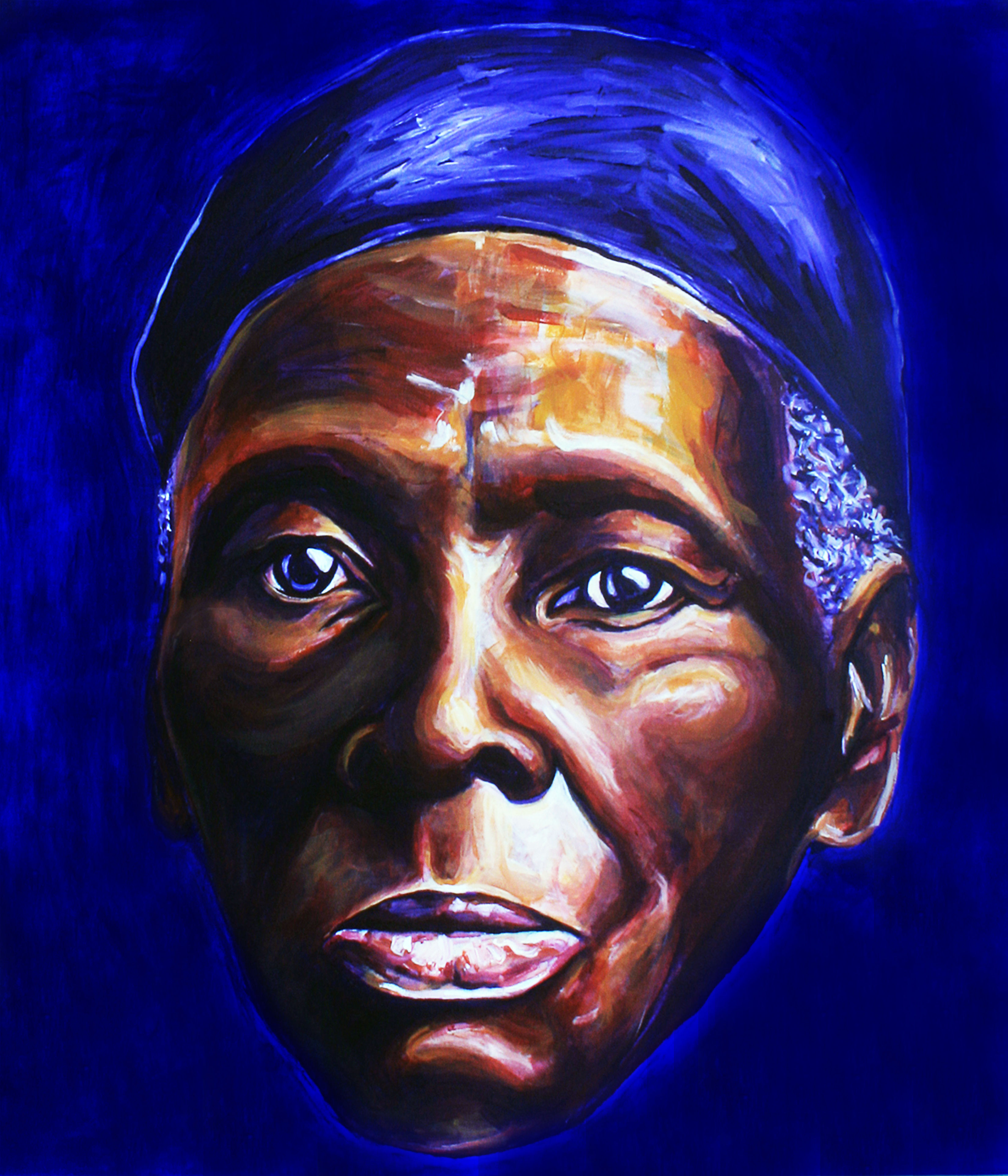 Harriet Tubman: Acrylic Painting Replica on Panel
