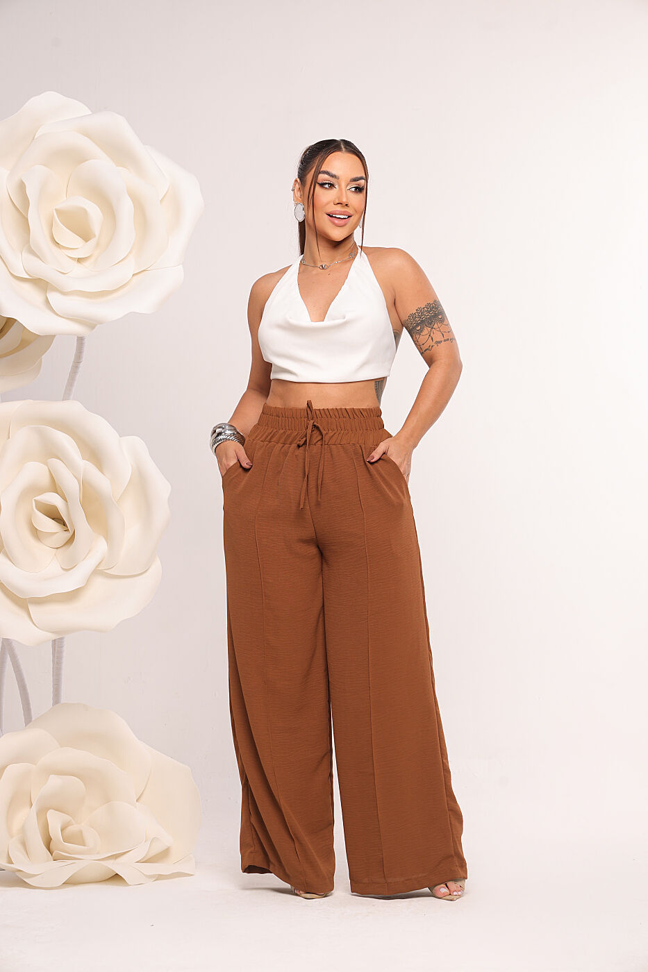 Miniatura: Calça Pantalona Mia - Duna