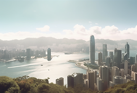 ReadyPlayerBlue_Photorealistic_realistic_Hong_Kong_skyline_in_t_88b173ea-ecaf-471a-ac88-45