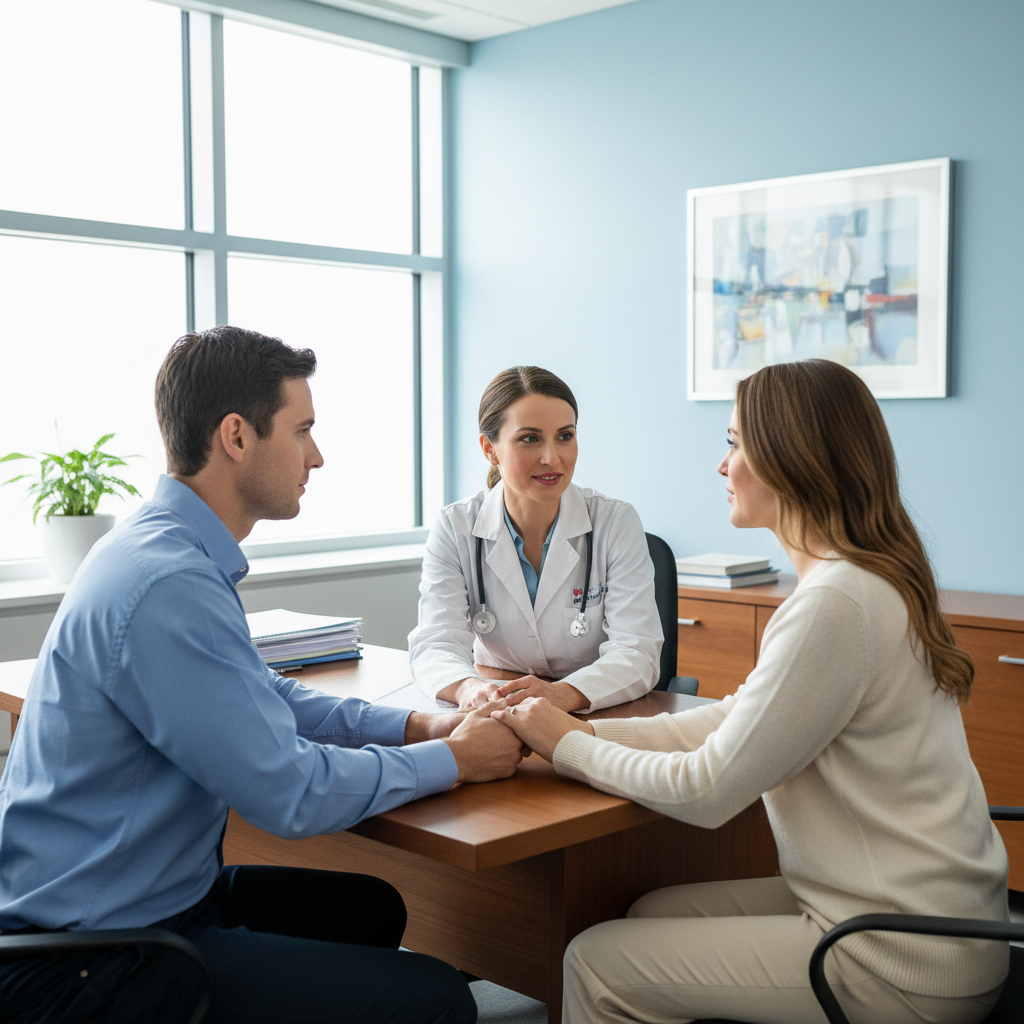 Doctor consulting couple regarding IVF.jpg