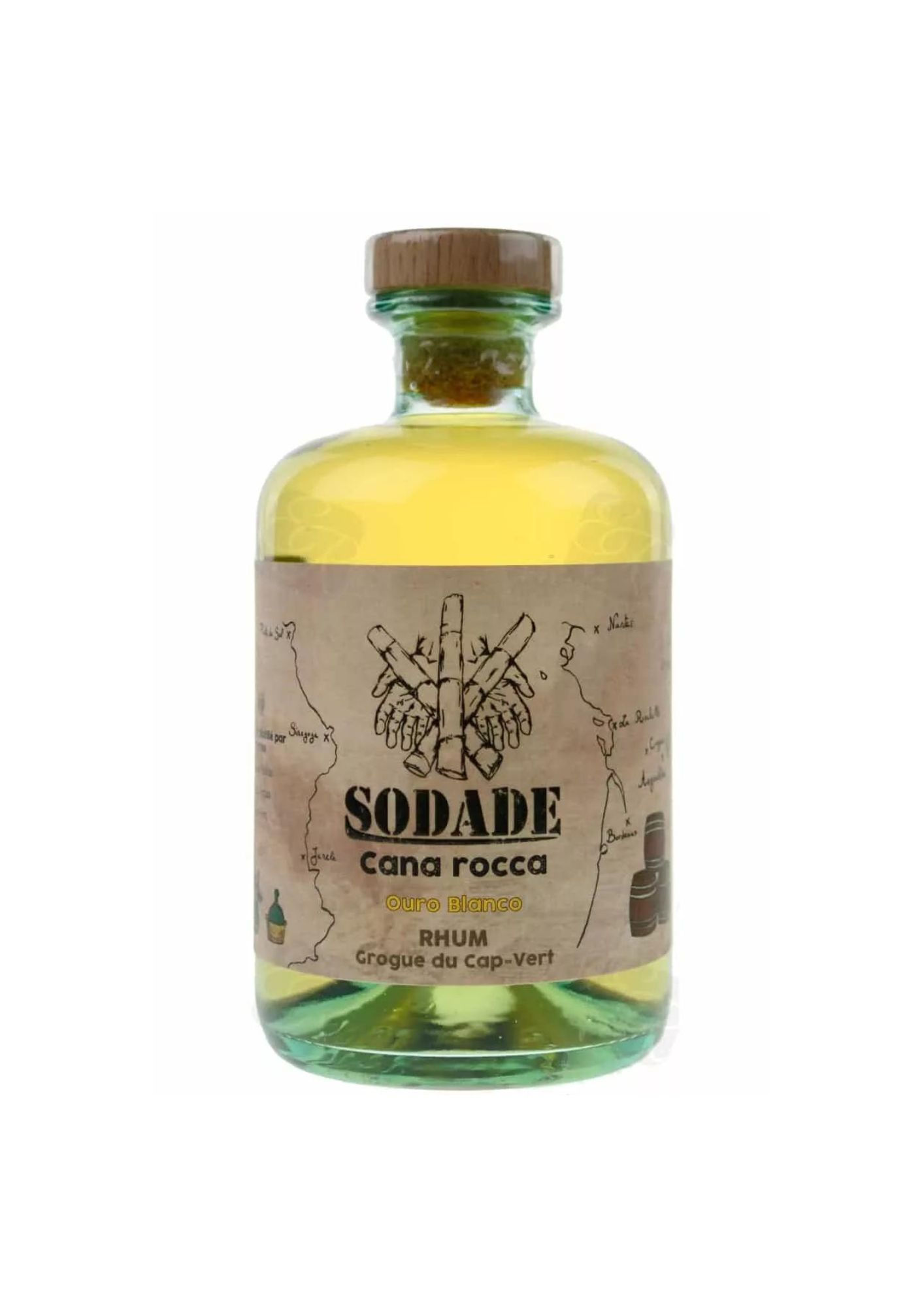 Rhum Cap-Vert Sodade Ouro Blanco-Canne 6 mois