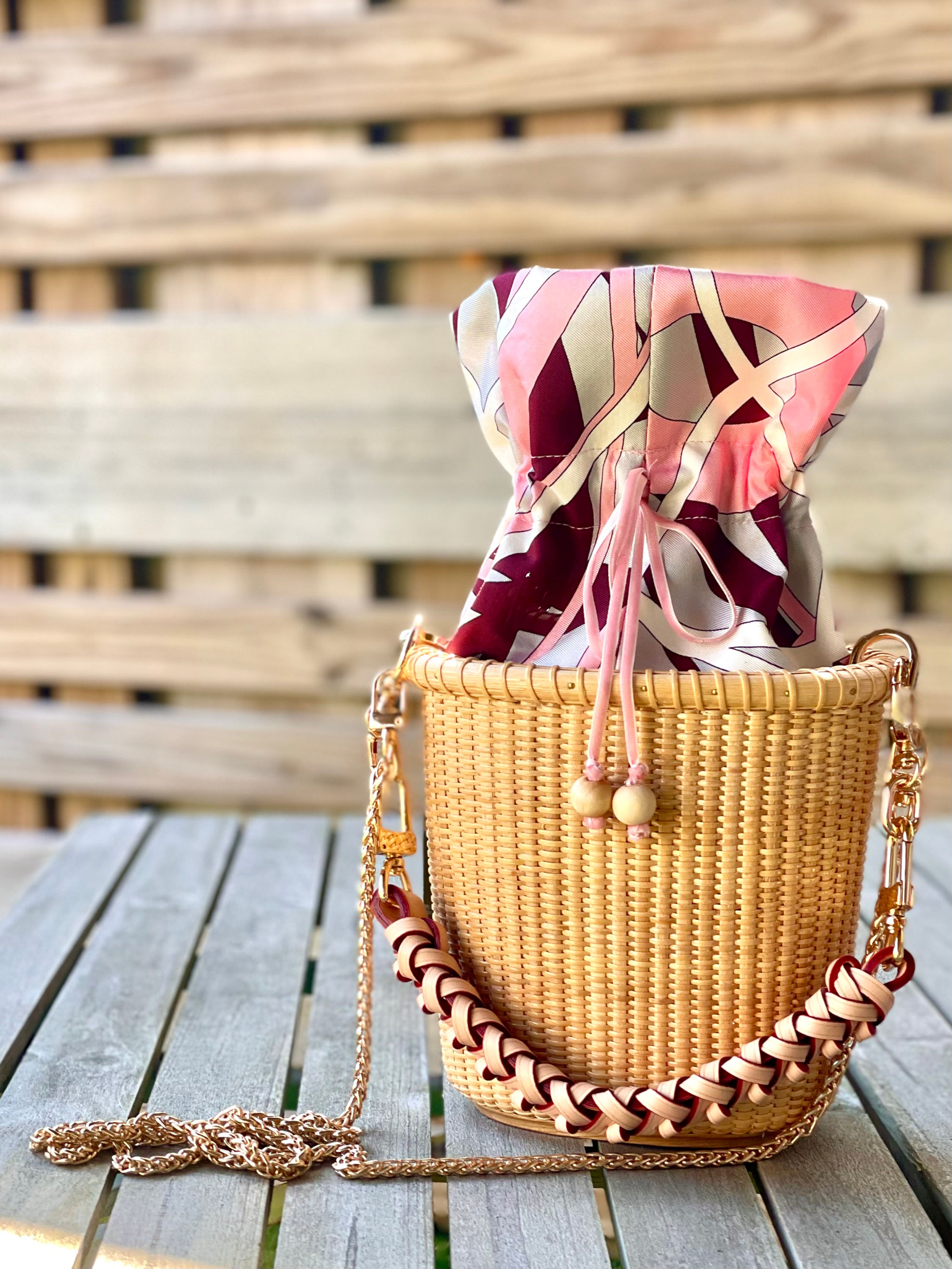 the Medio M Bag: Pucci Blush