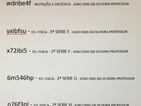 Sirlei- Educação Física (3E) - Eletiva-Nutrição e Dietética