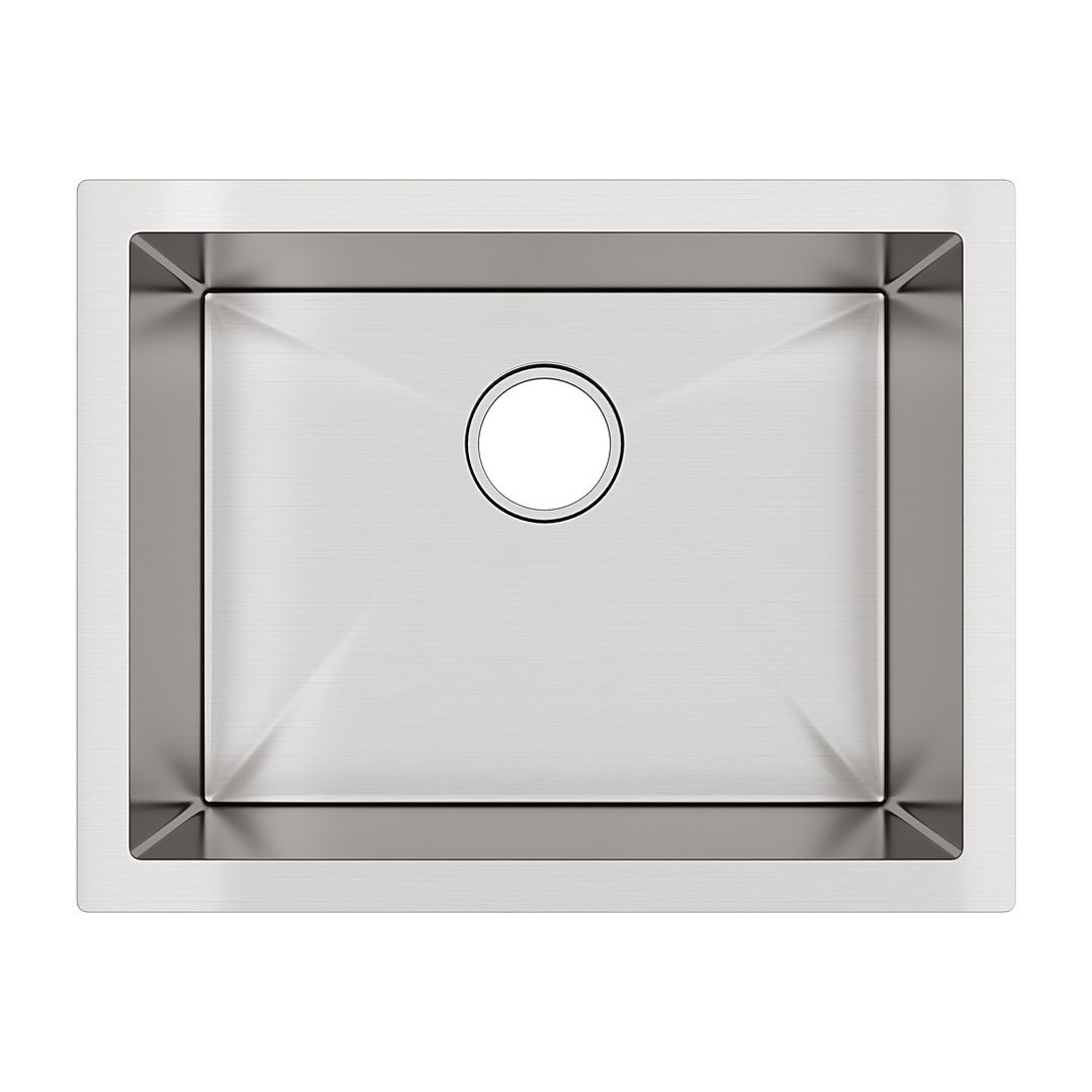 GOODE & ABEL H206R-16 Single Bowl Undermount Handmade Kitchen Sink