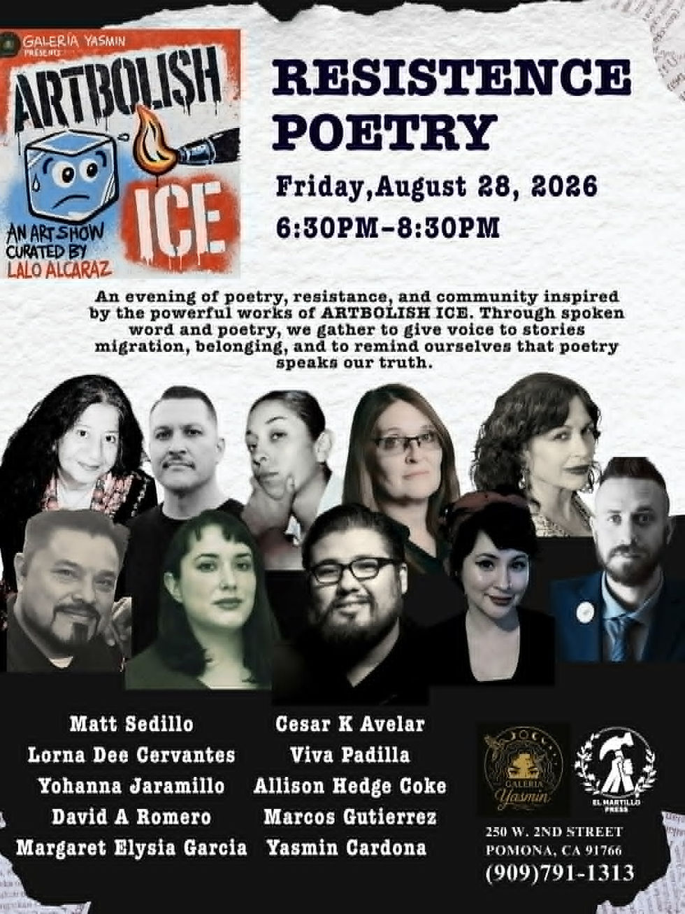 Artbolish Ice: Resistance Poetry