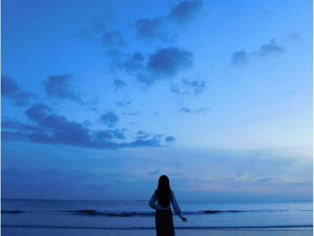 海と空と…