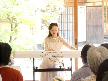 コンサートを終えて♪(碧南市 無我苑)