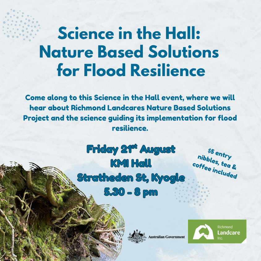 Science in the Hall: Nature Based Solutions for Flood Resilience