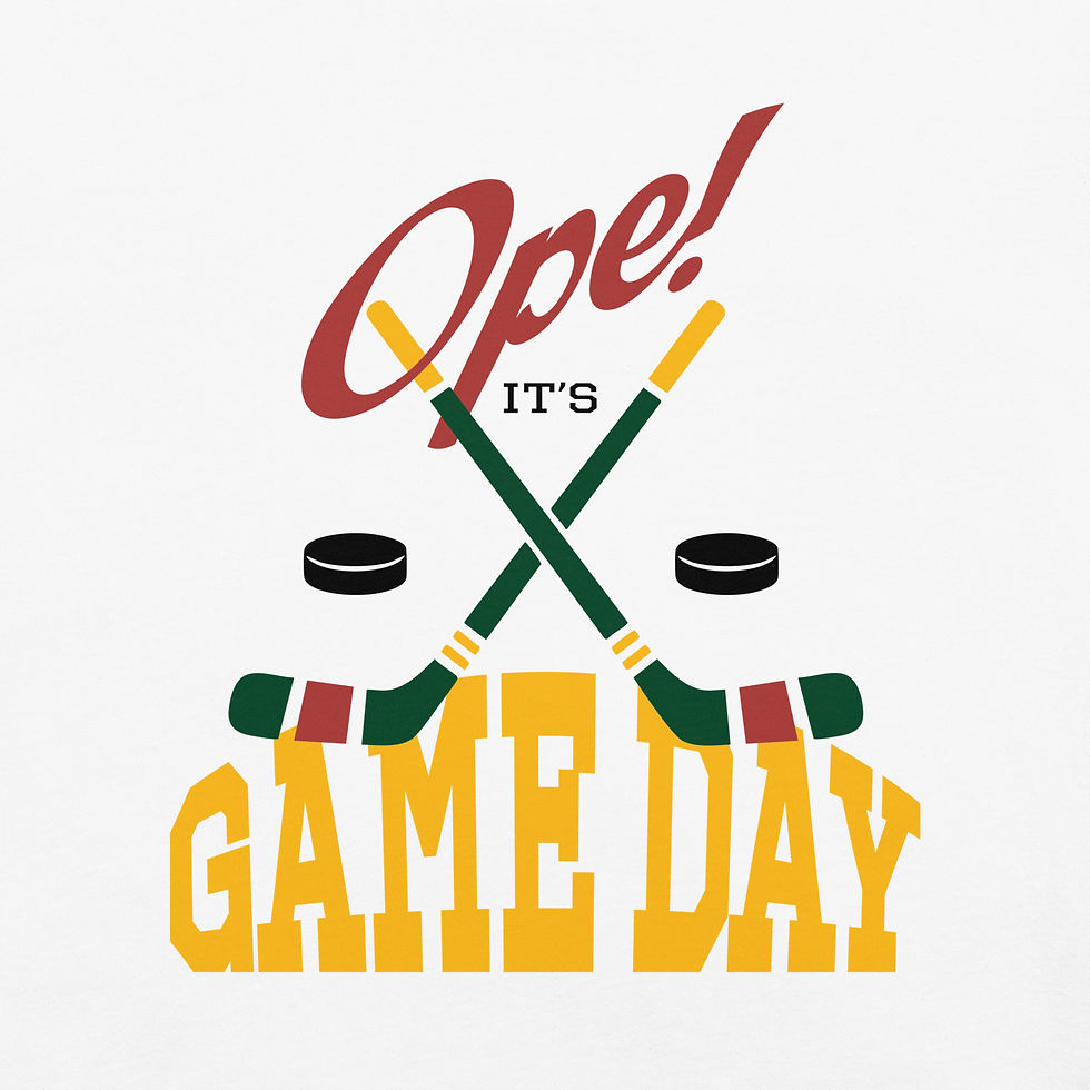 Thumbnail: Ope! It's Game Day Hockey Tee