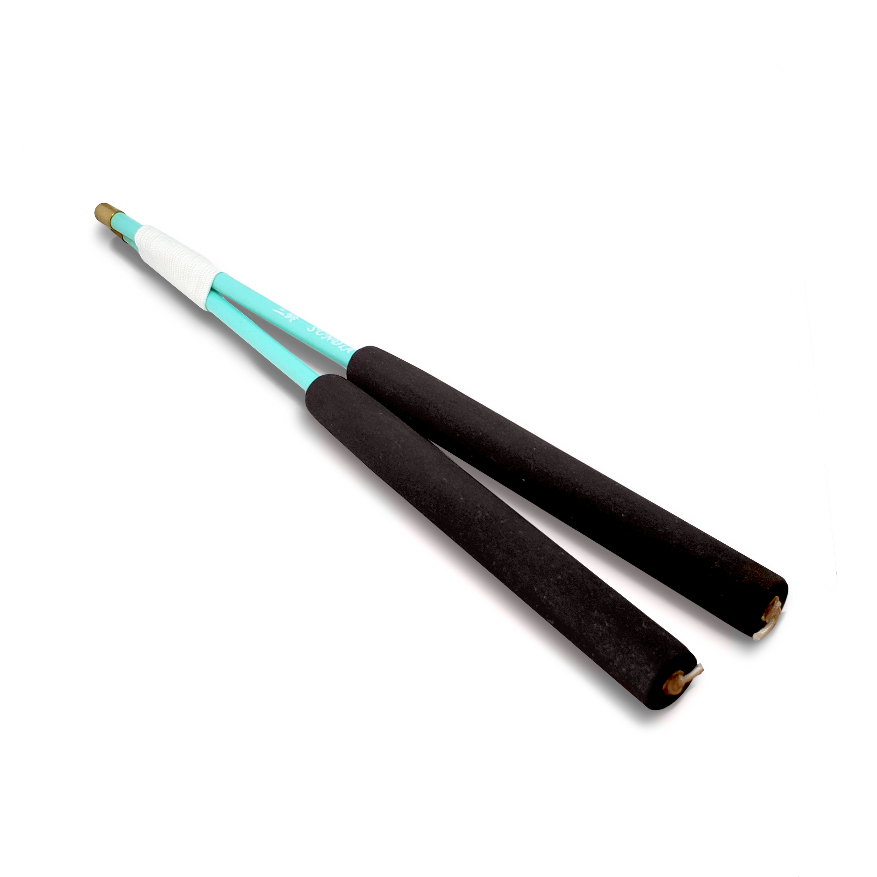 Tiffany Blue Carbon Fiber Sticks (Black Grip)