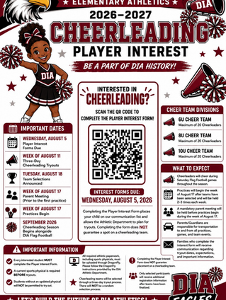 Cheerleading Interest Flyer