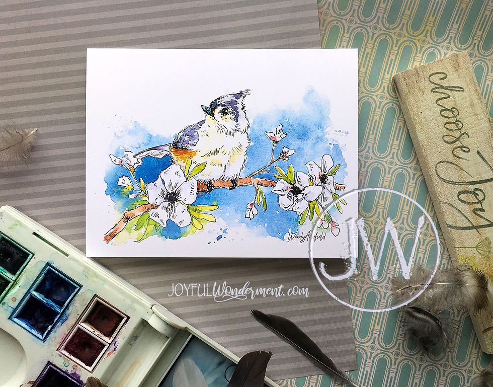 Thumbnail: Little Bird ~ Note Card Sets of 8, 12, 16