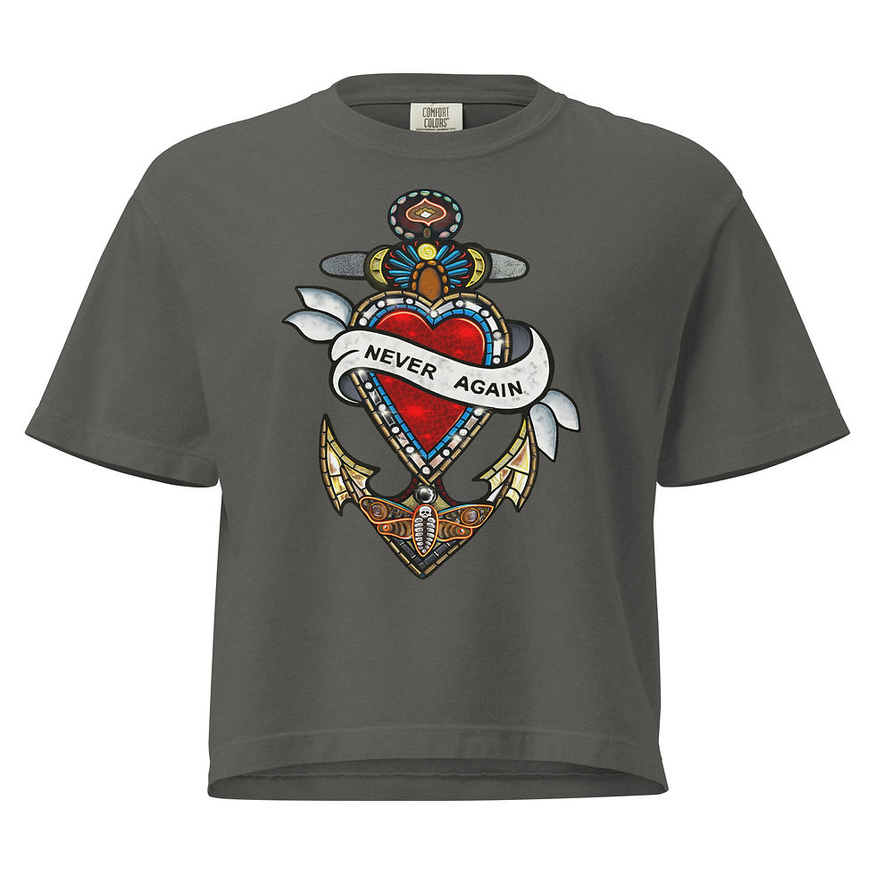 Thumbnail: Never Again Women’s Heavyweight Boxy Tee
