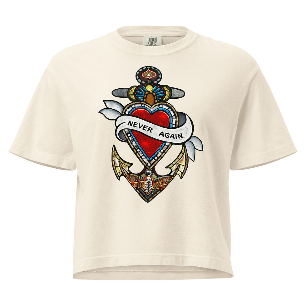 Thumbnail: Never Again Women’s Heavyweight Boxy Tee