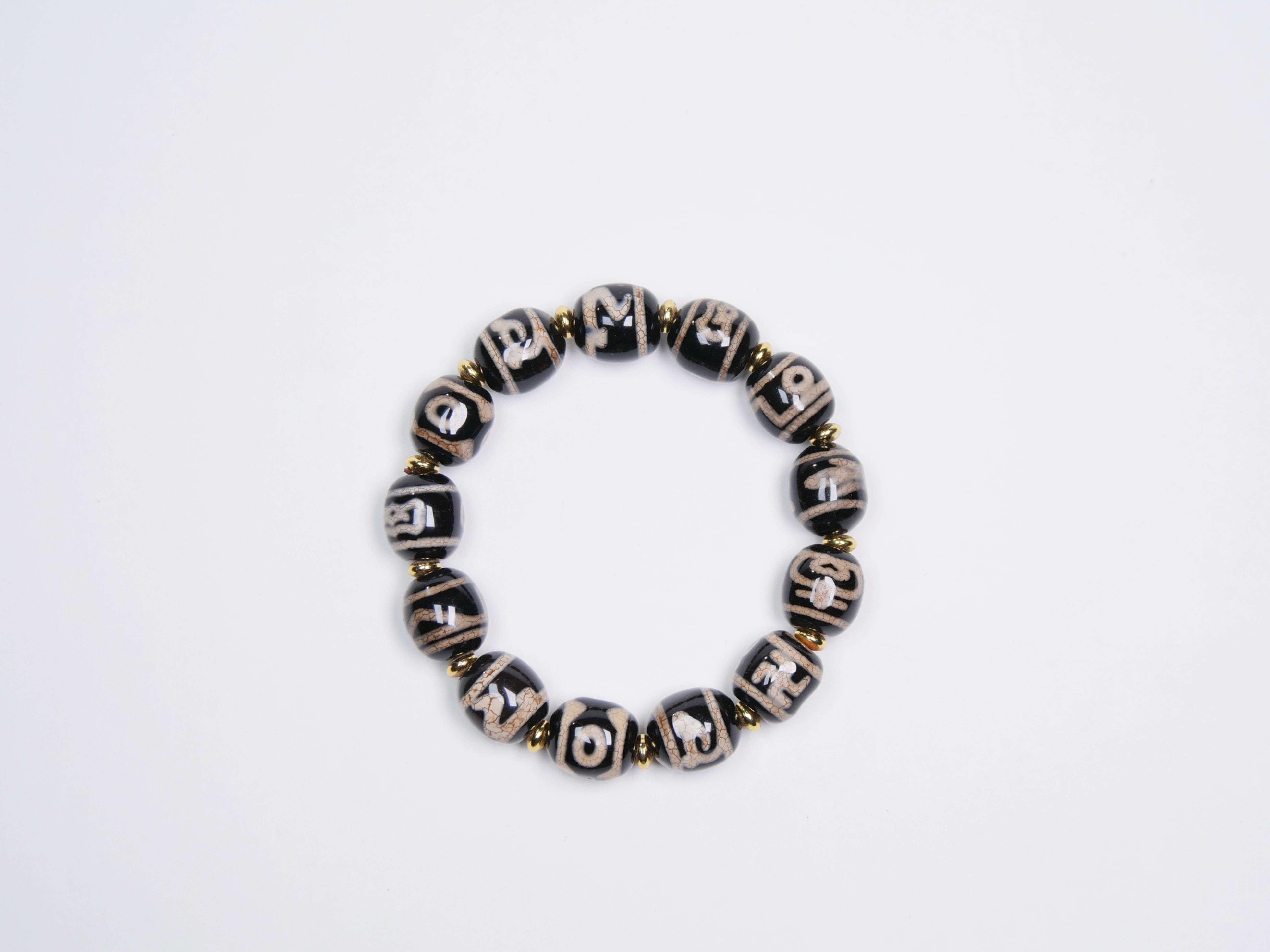 Tibet Dzi Bead Harmony Bracelet